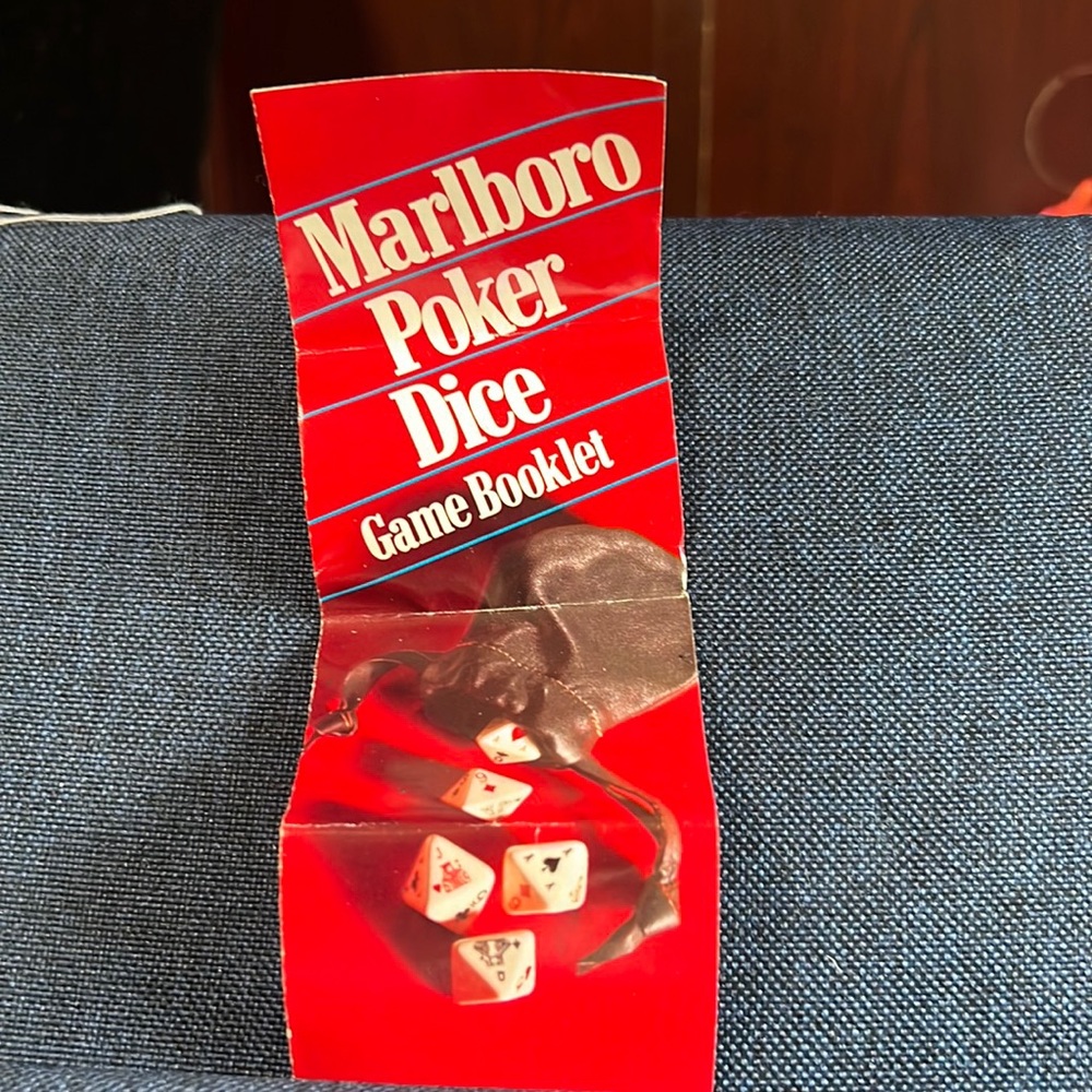 Pre-Owned Phillis Morris Marlboro Dice Games